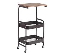 Scaffalatura portaoggetti con ruote | Scaffalatura multi-livello, grande capacità, scaffalatura - Carrello multiuso per ingresso, cucina e soggiorno