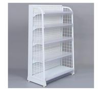 Scaffalatura resistente, 80 x 30 x 80 cm, massimizza lo stoccaggio e l'esposizione per generi alimentari, ufficio, magazzino, robusto scaffale organizzativo