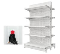 Scaffalatura resistente del supermercato del metallo con 30 ganci per le vendite al dettaglio, le cucine e lo stoccaggio del garage