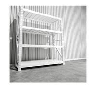 Scaffalature Industriali Di Grandi Dimensioni, Altezza Regolabile E Larghezza Estensibile, Scaffalature Robuste Per Garage, Officine, Magazzini, Scantinati E Fabbriche.(White/A,120x50x200 cm/4)