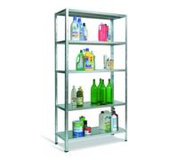 SCAFFALATURE SCAFFALI METALLICI BRIXO CLICK CLACK CM.L100xP40xH186