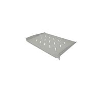 Scaffale 1U 350mm Rack 19, 2 Punti di Fissaggio, Forato 715096