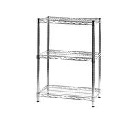 Scaffale 3 Ripiani 60x35x90 cm in Metallo Cromato Tosini