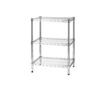 Scaffale 3 Ripiani 60x45x90 cm in Metallo Cromato Tosini