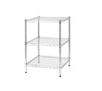 Scaffale 3 Ripiani 60x60x90 cm in Metallo Cromato Tosini