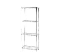 Scaffale 4 Ripiani 60x35x168 cm in Metallo Cromato Tosini