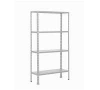 Scaffale 4 ripiani componibile H148 cm - Colore Grigio