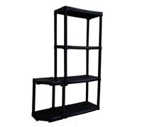 Scaffale 4 Ripiani + Portascope 89 X 30 X 133 (H) Robusto Capiente MADE IN ITALY