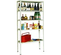 Scaffale 5 Piani Brixo Master Genius Acciaio Zincato 100X40Xh188 Cm - Fraschetti