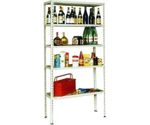 Scaffale 5 Piani Brixo Master Genius Acciaio Zincato 100X40Xh188 Cm - Fraschetti