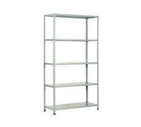 Scaffale 5 ripiani componibile H198 cm - Colore Grigio