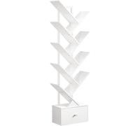 Scaffale a Forma Di Albero, Libreria a 9 Livelli, Organizzatore per Libri, Porta