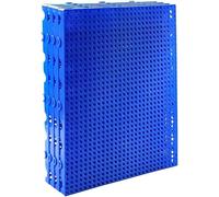 Scaffale a griglia traspirante for pallet di stoccaggio in plastica da trasporto for garage, supermercato, magazzino, piastrelle for pavimentazione Vassoio resistente all'umidità(60x40x5cm)