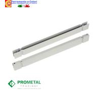 Scaffale a Ripiani Modulare Acciaio Con Rinforzo Ripiano Metallico Set 5Pz ITALY