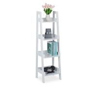 Scaffale a scala Libreria bassa Mobile da soggiorno Portaoggetti aperto 6,7 kg