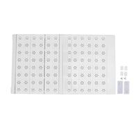 Scaffale a tensione per armadio espandibile, scaffale regolabile per armadio, organizer a scaffale espandibile senza trapano per armadi, guardaroba, credenze e bagno con struttura (Da 51 a 72 cm/da