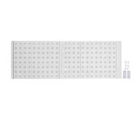 Scaffale a tensione per armadio espandibile, scaffale regolabile per armadio, organizer a scaffale espandibile senza trapano per armadi, guardaroba, credenze e bagno con struttura (Da 91 a 122 cm/da