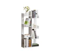 Scaffale ad albero a 3-5 livelli, scaffale verticale for libri, libreria stretta, design multistrato salva spazio, for riporre, CD e riviste(Color 4,4-tier)