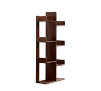 Scaffale ad albero a 3-5 livelli, scaffale verticale for libri, libreria stretta, design multistrato salva spazio, for riporre, CD e riviste(Color 1,4-tier)