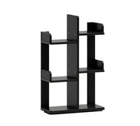 Scaffale Ad Albero, Libreria A 3/4/5 Livelli, Organizer Porta Libri | Realizzato in legno, grande capacità di archiviazione for la camera da letto, il soggiorno(Black,3 tier)