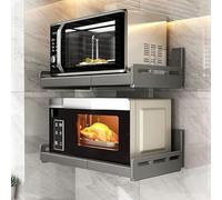 Scaffale allungabile da parete per cucina e ristorante, versatile portaspezie, set di 2