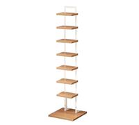 Scaffale Angolare A 4/6/8 Strati, Organizer For Espositore For Libreria Alta, Ripiano Con Struttura In Acciaio-legno For La Casa, Salvaspazio, Adatto For Lo Studio Del Soggiorno Della Camera Da Letto(