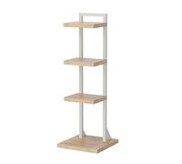 Scaffale Angolare A 4/6/8 Strati, Organizer For Espositore For Libreria Alta, Ripiano Con Struttura In Acciaio-legno For La Casa, Salvaspazio, Adatto For Lo Studio Del Soggiorno Della Camera Da Letto(