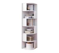 Scaffale Angolare A 6 Strati,scaffale Portaoggetti Autoportante Con Spazio Di Archiviazione,espositore A Cubo,libreria Alta E Stretta,Risparmia Spazio,for L'ufficio Del Soggiorno Della Camera Da Letto