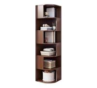 Scaffale Angolare A 6 Strati,scaffale Portaoggetti Autoportante Con Spazio Di Archiviazione,espositore A Cubo,libreria Alta E Stretta,Risparmia Spazio,for L'ufficio Del Soggiorno Della Camera Da Letto
