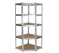 Scaffale Angolare a Incastro Carico Pesante 875kg 180x75x40cm Lagerregal
