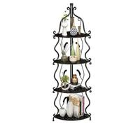 Scaffale Angolare Elegante - Struttura in Ferro, Design Moderno, 40×103 cm, Facile da Montare, Ideale per Bagno, Soggiorno e Camera da Letto | SHELVIA