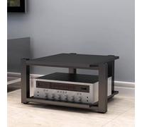 Scaffale angolare in legno componente armadio stereo Audio Rack Tower per Living, Gaming Entertainment Storage