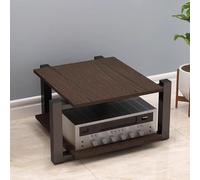 Scaffale angolare in legno componente armadio stereo Audio Rack Tower per Living, Gaming Entertainment Storage