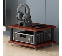 Scaffale angolare per supporti multimediali, rack AV a 4 livelli per sistemi di intrattenimento, console di gioco e apparecchiature audio, soluzione salvaspazio per soggiorno e sala giochi