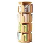 Scaffale angolare rotondo in legno a 2/3/4/5/6 ripiani, per soggiorno, casa, ufficio, piccolo spazio, moderna libreria ad angolo autoportante aperta piccoli scaffali per libri