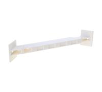 Scaffale angolare telescopico per doccia supporto asta di fissaggio articoli da toeletta fissaggio asta organizzatori rack accessorio bastone sulla mensola del bagno mensola da bagno supporto