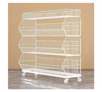 Scaffale autoportante a 4 ripiani con ruote, espositore in metallo per bevande, alimenti e giocattoli, ideale per negozi di alimentari, banchi chut e farmacie, design salvaspazio nero