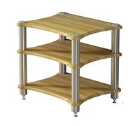 Scaffale AV HiFi - Supporto TV regolabile a 1/2/3/4 livelli per amplificatori e altoparlanti, soluzione di archiviazione per apparecchiature audio di alta qualità per sistemi home theater e musica