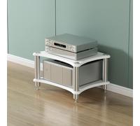 Scaffale AV per audio, supporto stereo, supporto per supporti multimediali, console di gioco, mensola angolare AV per supporti multimediali, per proiettore, supporto audio stereo, per proiettore, PS5,