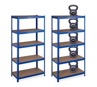 Scaffale blu con 1325 kg di capacità Scaffalatura robusta Porta attrezzi