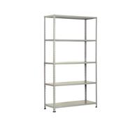 Scaffale Brixo Master Genius in acciaio 5 ripiani rinforzati 100x40x188 cm