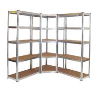 Scaffale Carico Pesante Angolare Lagerregal Regalsystem 3er Set 15 Piani 2625kg