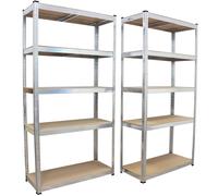 Scaffale Carico Pesante Lagerregal 180x90x40 CM 2er-Set Cantina Mensole
