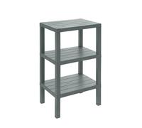 SCAFFALE COLONNA BAGNO 3RIPIANI POLIPROPILENE L.38xH.73,5xP.29cm GRIGIO FERIDRAS