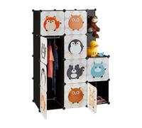 Scaffale componibile per la cameretta Armadietto modulare Mobiletto porta giochi