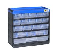 Allit 464610 Cassettiera porta minuteria (L x A x P) 300 x 285 x 135 mm Nero,