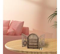 Scaffale con Estetica Celeste Perfetto per Piante Piccole o per Cristalli