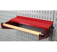 Scaffale con supporto dispenser carta - Rosso