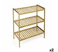 Scaffale Confortime Naturale Bambù 70 x 35 x 76,2 cm [2 Unità]
