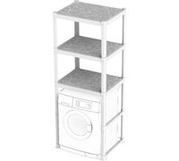 Scaffale Coprilavatrice 3 Piani 60X75X184 cm colore Bianco - 60020 DecHome